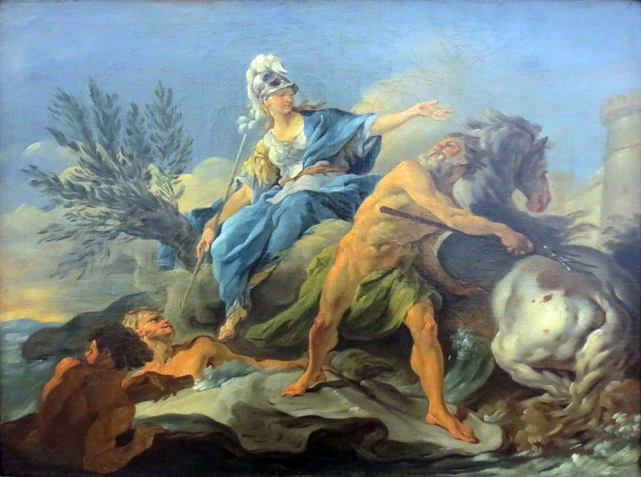 Hallè Noël - La disputa tra Minerva e Nettuno per sponsorizzare Atene, Musee Baron, Martin